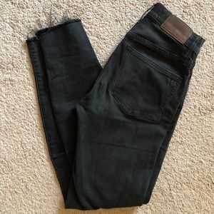 Madewell 9" High-Rise Skinny 23s Black Jeans